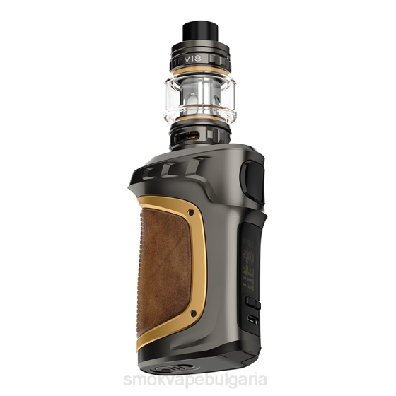 SMOK Vape Amazon - SMOK MAG-18 комплект 0NJ278 пистолет метал златна кожа