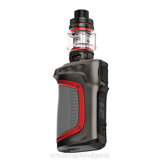SMOK Vape Kit - SMOK MAG-18 комплект 0NJ273 пистолет метал червен tpu